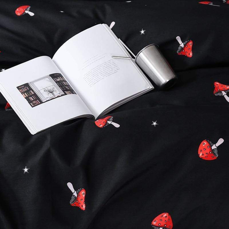Svamptryck Duvet Set 3 delar | Veska