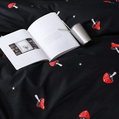 Svamptryck Duvet Set 3 delar | Veska