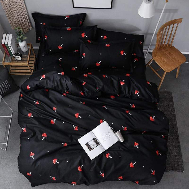 Svamptryck Duvet Set 3 delar | Veska