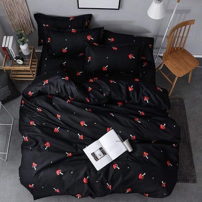 Svamptryck Duvet Set 3 delar | Veska