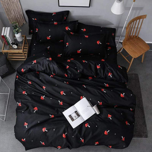Svamptryck Duvet Set 3 delar | Veska