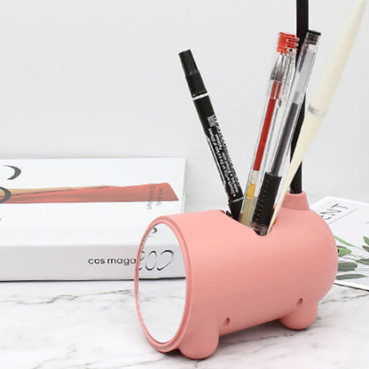 Tecknad Kreativ Kanin LED Touch USB Penna Hållare Skrivbordslampa | Veska