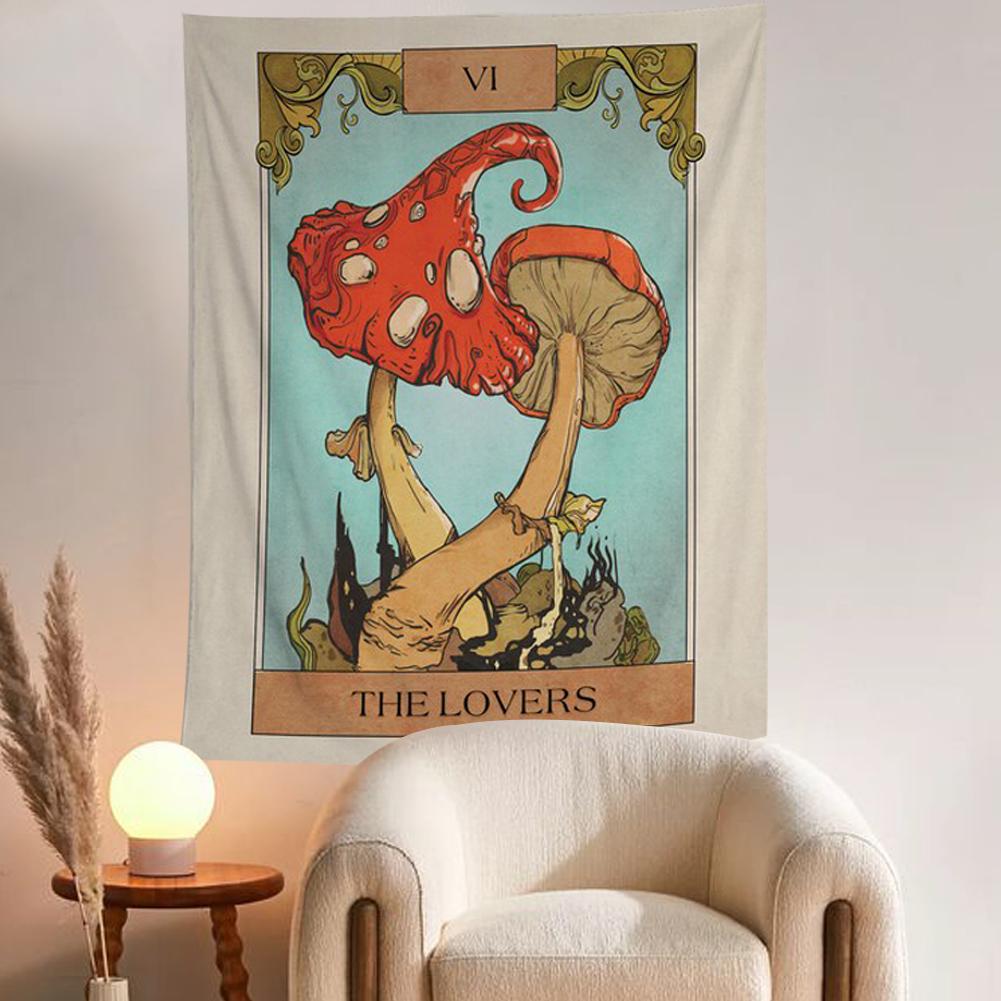The Lovers Tarot Kort Tapestry | Veska