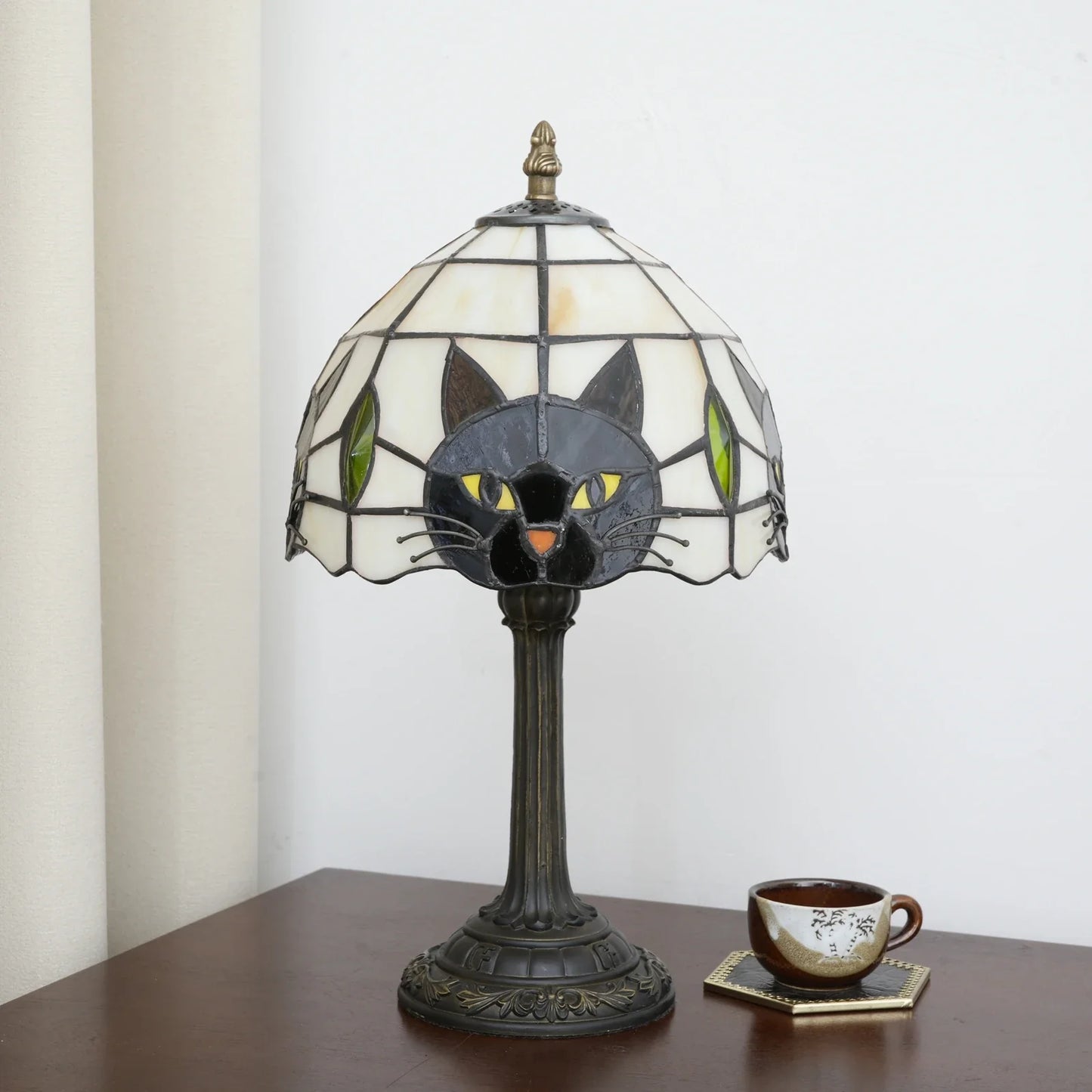 Tiffany Style Katt Lampa | Veska