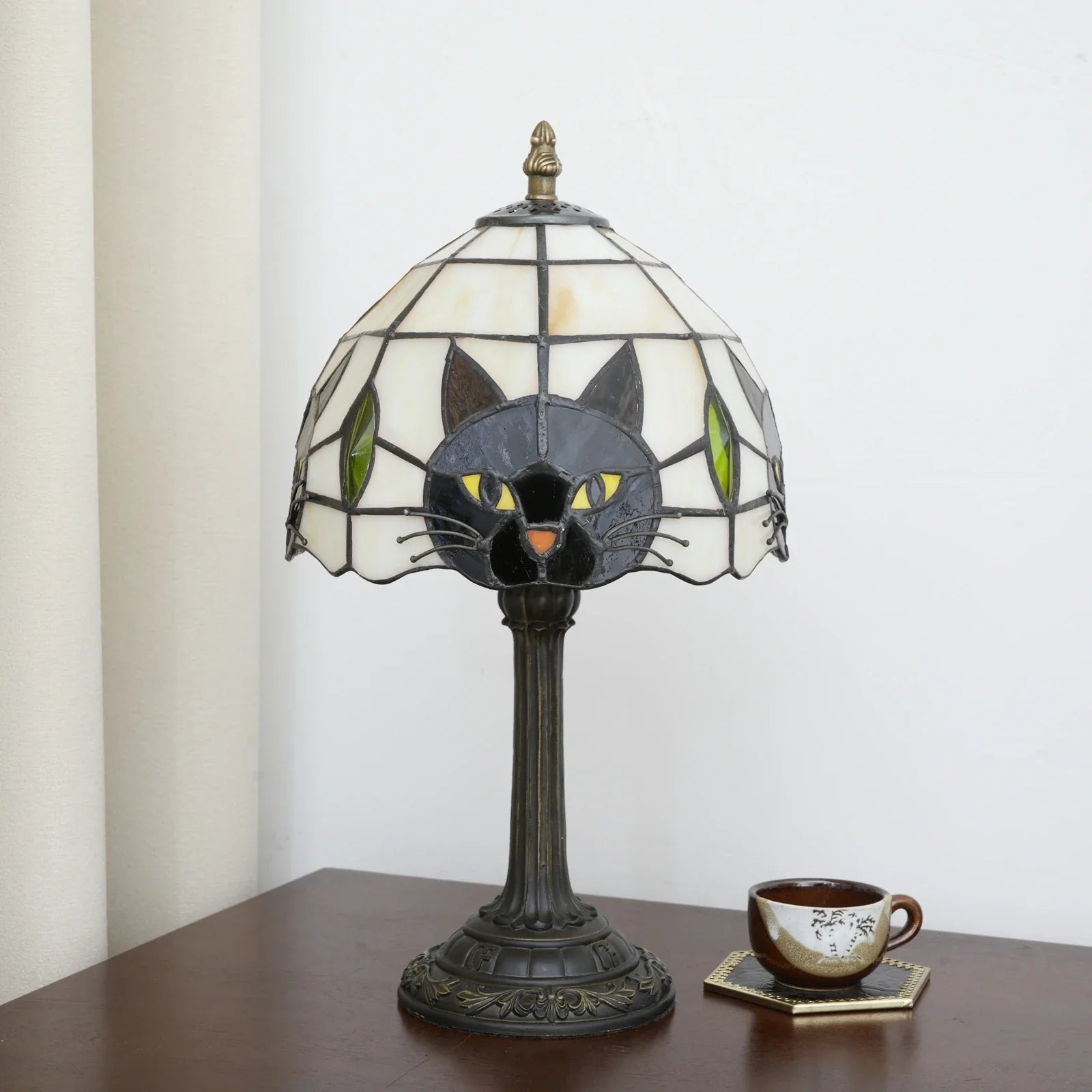 Tiffany Style Katt Lampa | Veska