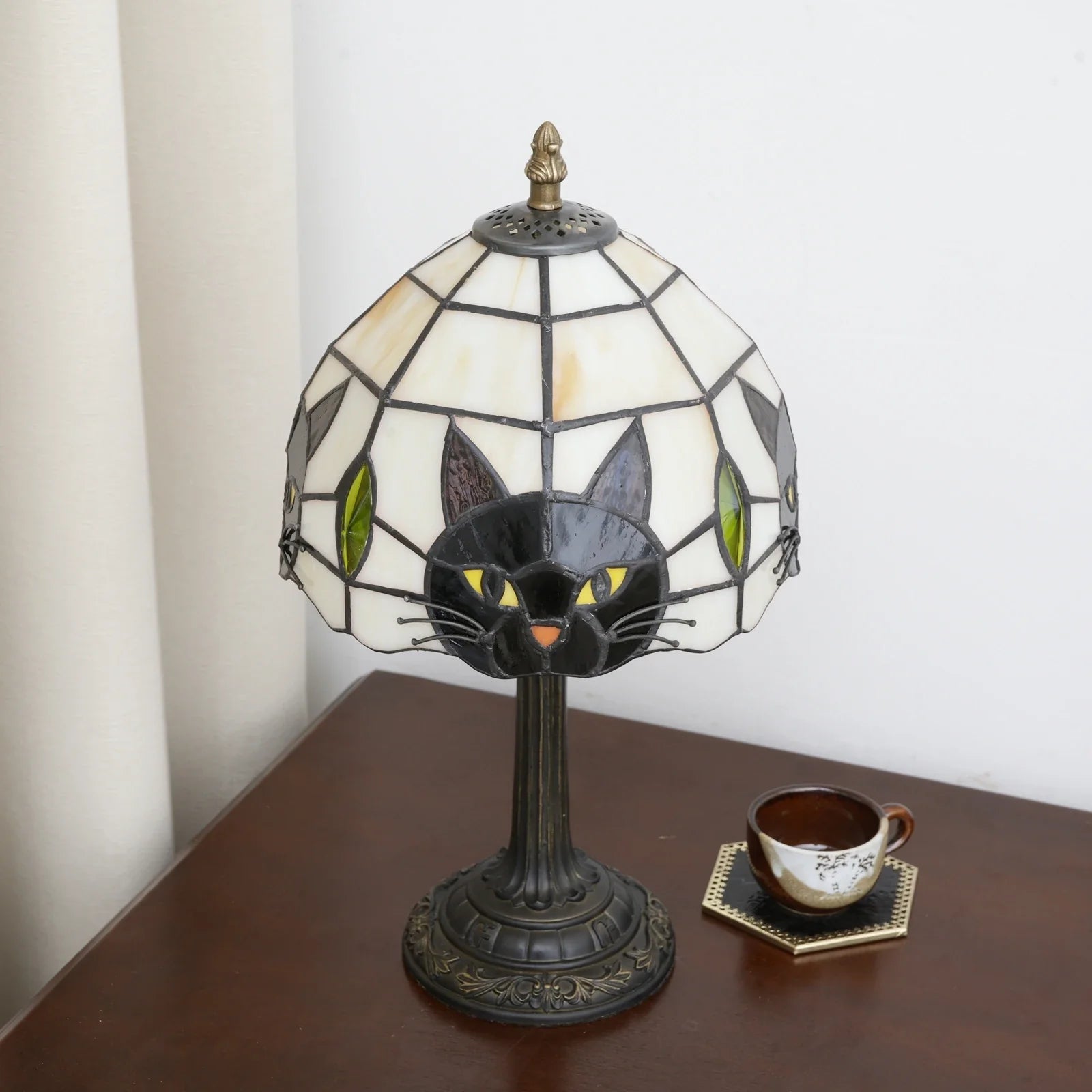 Tiffany Style Katt Lampa | Veska