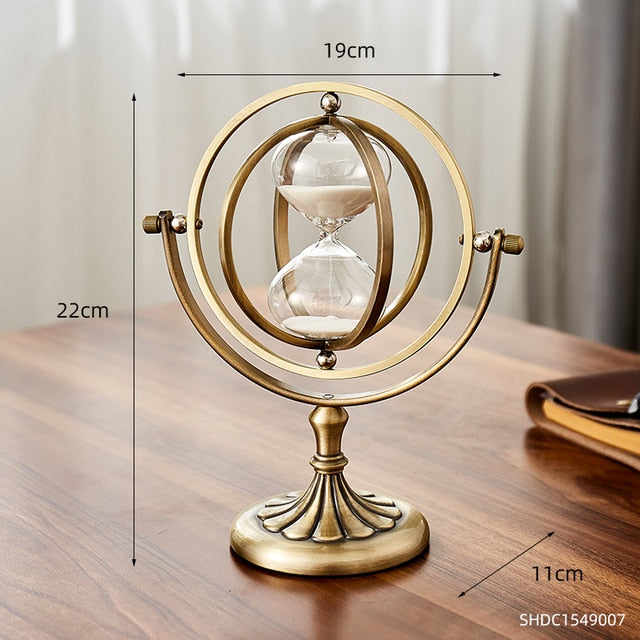 Time Charmer Metal Sandglas Dekoration | Veska 15 minuter
