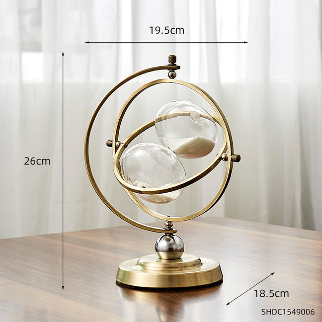 Time Charmer Metal Sandglas Dekoration | Veska 60 minuter