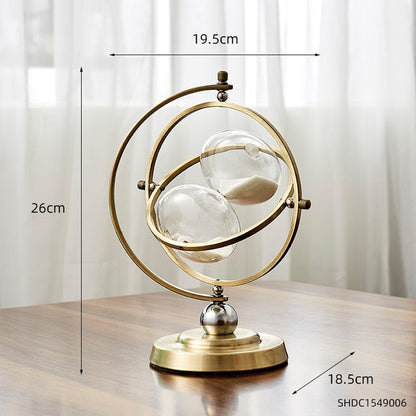 Time Charmer Metal Sandglas Dekoration | Veska 60 minuter