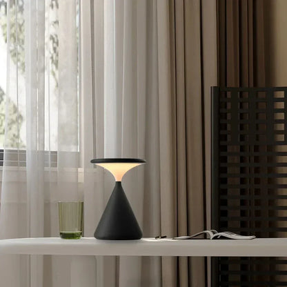 Timformad Sladdlös LED Bordslampa med Touch Dimmer | Veska