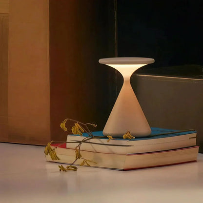 Timformad Sladdlös LED Bordslampa med Touch Dimmer | Veska