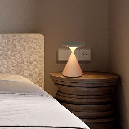 Timformad Sladdlös LED Bordslampa med Touch Dimmer | Veska