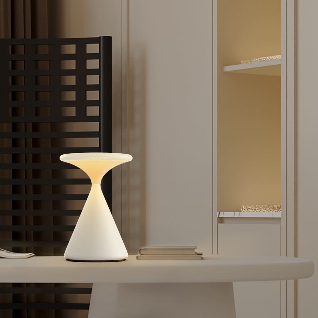 Timformad Sladdlös LED Bordslampa med Touch Dimmer | Veska