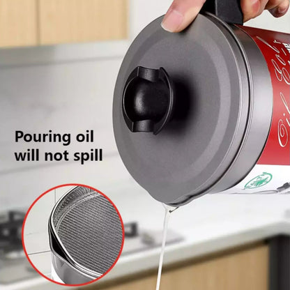 Topfer™ - Rostfritt Stål Olje Filter Kanna | 50% RABATT | Veska