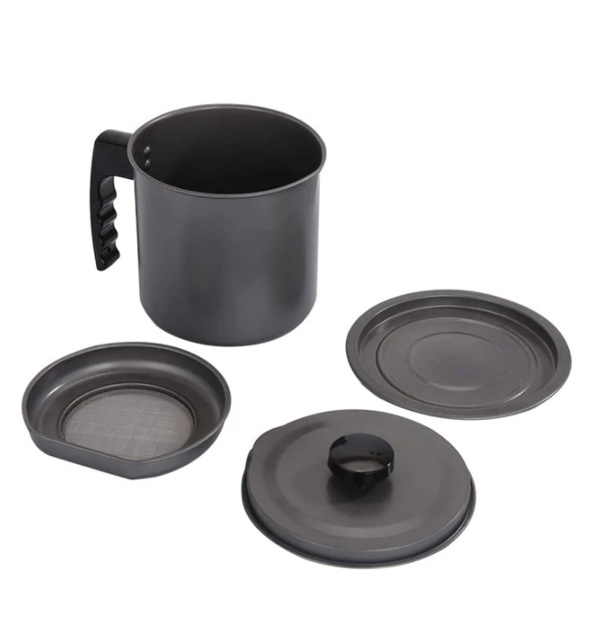 Topfer™ - Rostfritt Stål Olje Filter Kanna | 50% RABATT | Veska