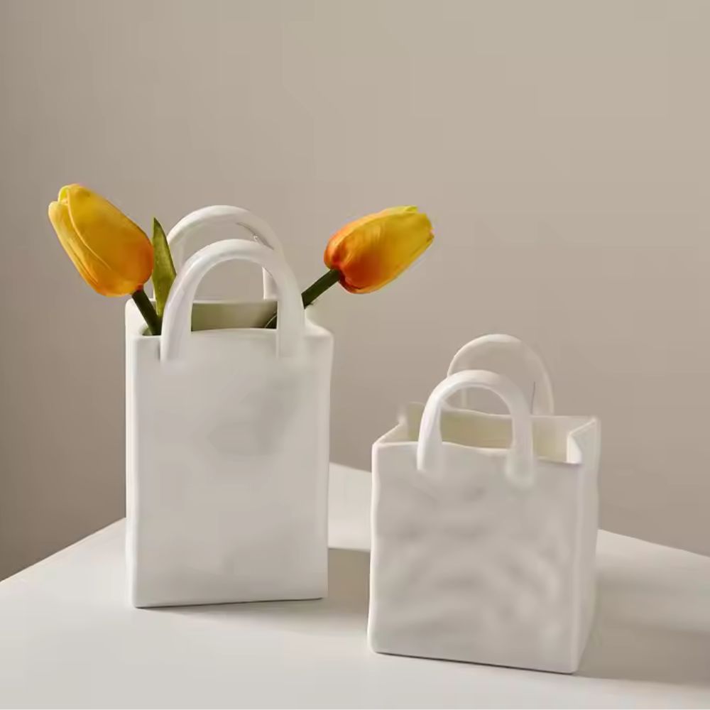Tote-stil keramik vas | Veska
