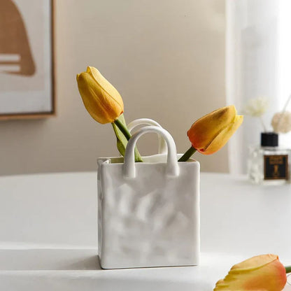 Tote-stil keramik vas | Veska