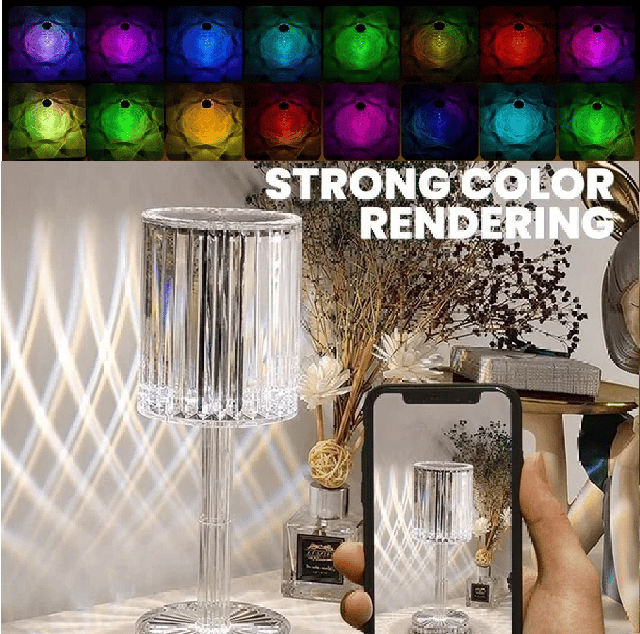 Touch Control Gatsby Crystal Lamp | Veska