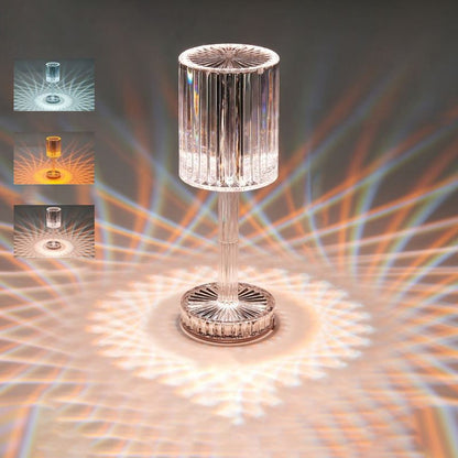 Touch Control Gatsby Crystal Lamp | Veska 3 Färger Beröringskontroll