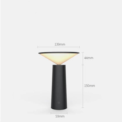Touch Switch Laddningsbar 3 Läge LED Dimbara Skrivbord Lampa | Veska