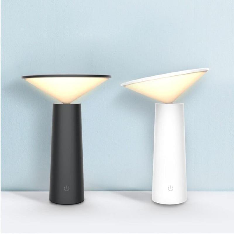Touch Switch Laddningsbar 3 Läge LED Dimbara Skrivbord Lampa | Veska