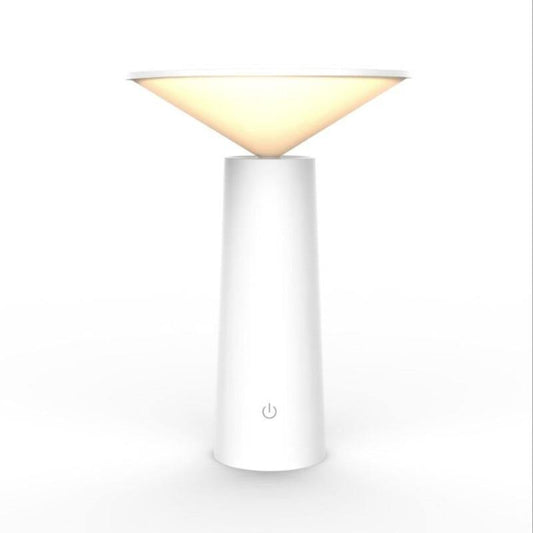 Touch Switch Laddningsbar 3 Läge LED Dimbara Skrivbord Lampa | Veska vit