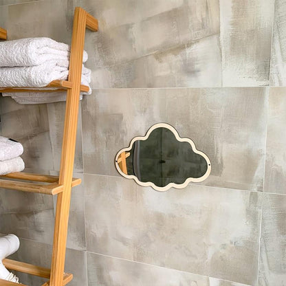 Trä Cloud Spegel | Veska