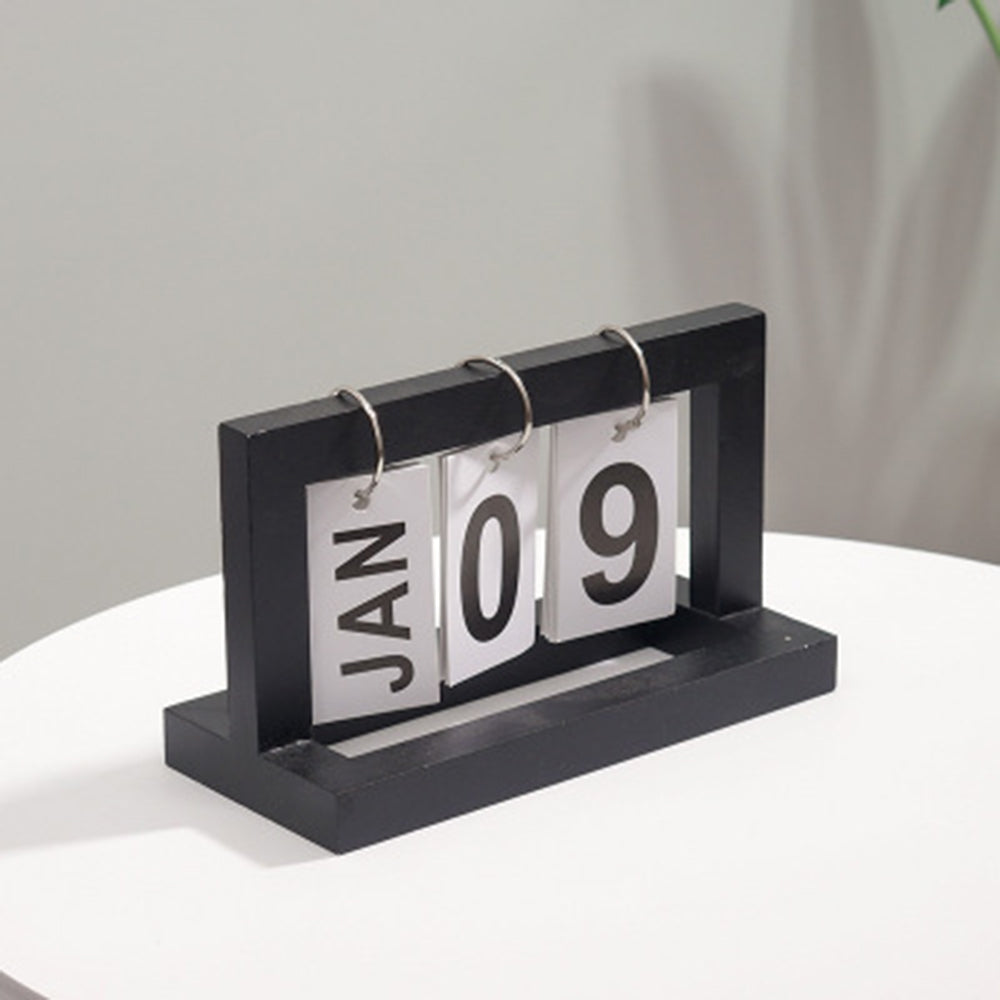 Trä Flip Skrivbord Daglig Kalender | Veska