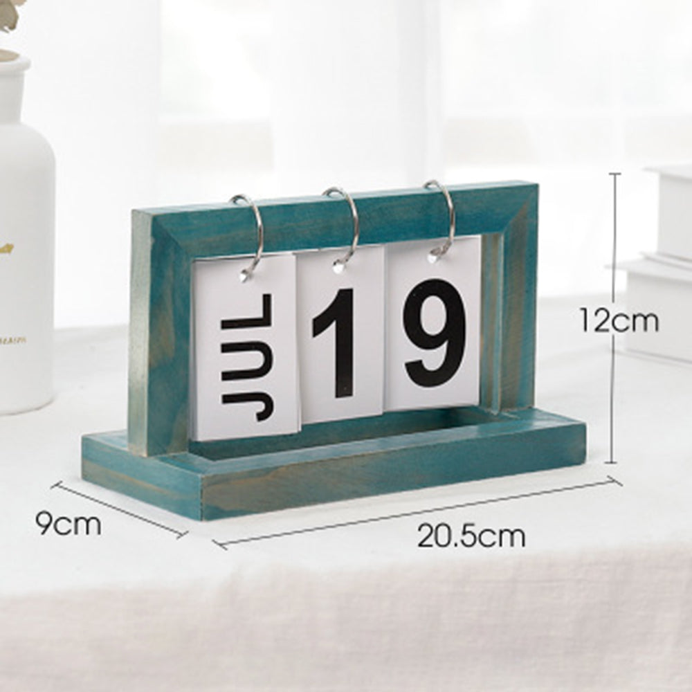 Trä Flip Skrivbord Daglig Kalender | Veska