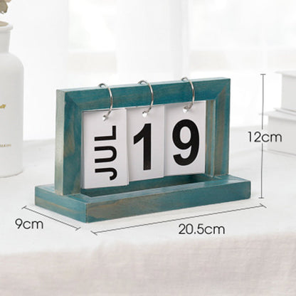 Trä Flip Skrivbord Daglig Kalender | Veska