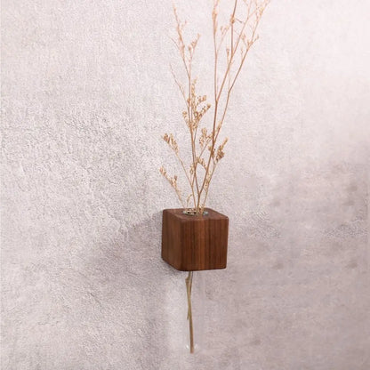Trä Magnetisk Blomster Rör Vas | Veska B
