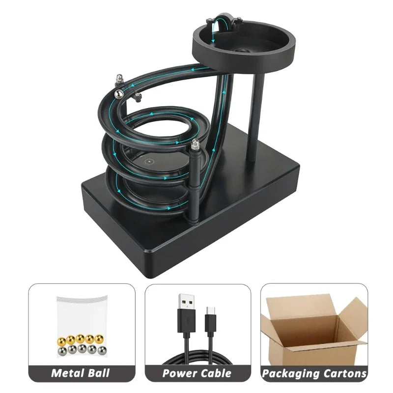 Trä Perpetual Spiral Motion Kinetic Ball Roller Science Toy | Veska