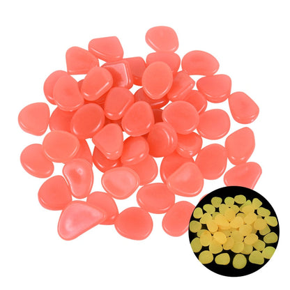 Trädgårdsgång Luminösa Dekorstenar | Veska 50 stycken Orange rosa