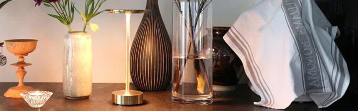 Trådlampa - Dimmbar & Uppladdningsbar Vattentålig Skrivbordslampa | Veska
