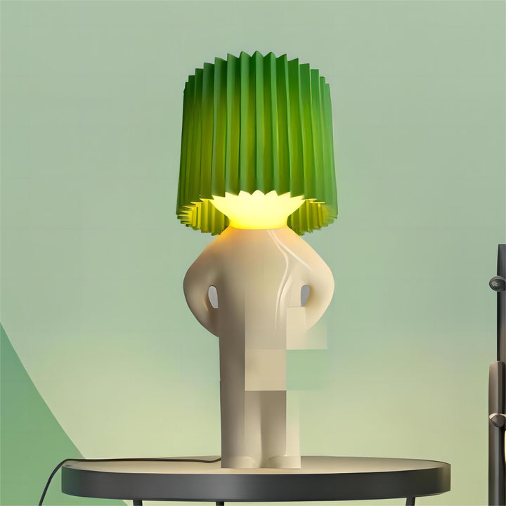 Trådlampa - HappyGlow - Lekfull Design - Ljusar Upp Vilket Rum Som Helst | Veska Grön