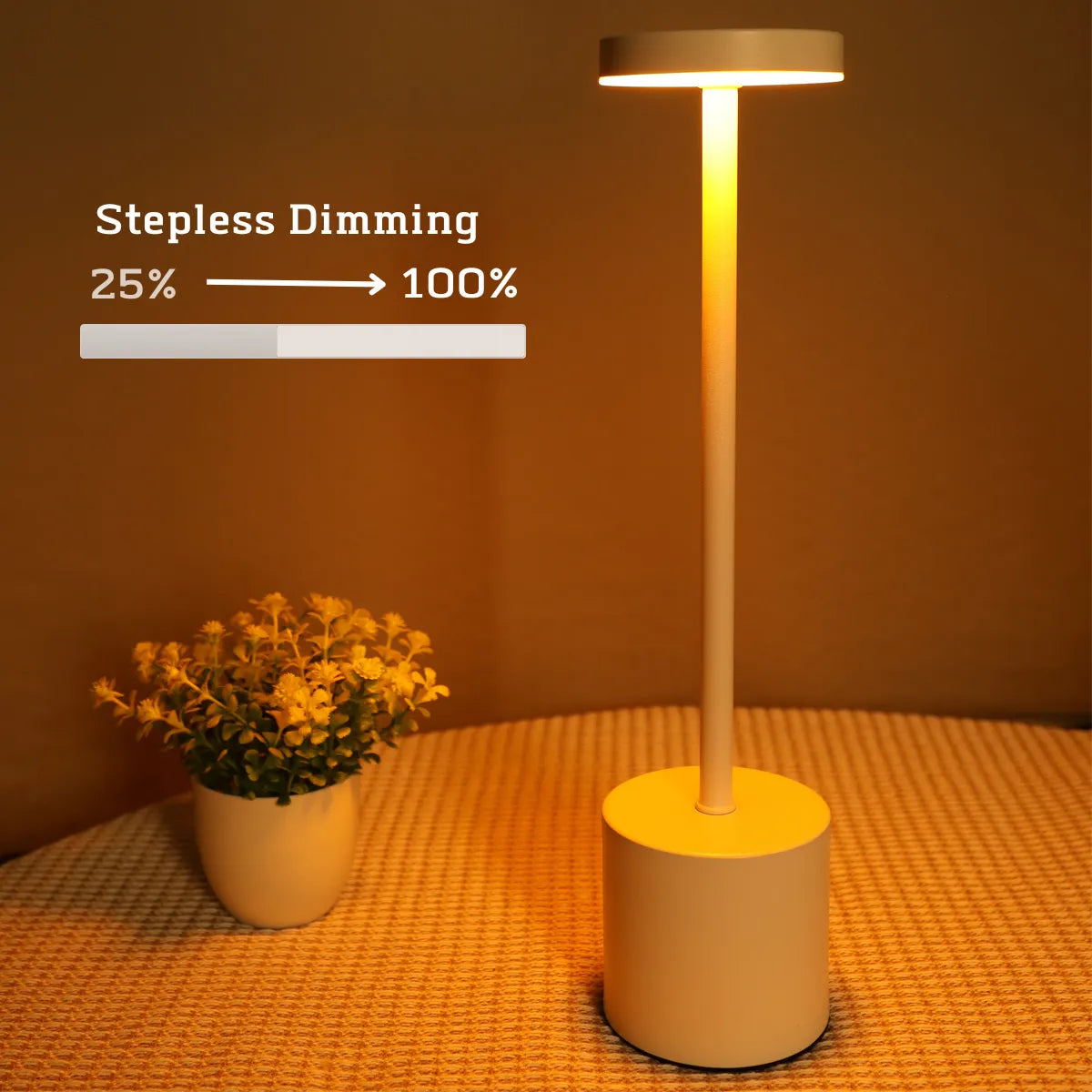 Trådlampa Metall LED Bordslampa - LumiMetal | Veska