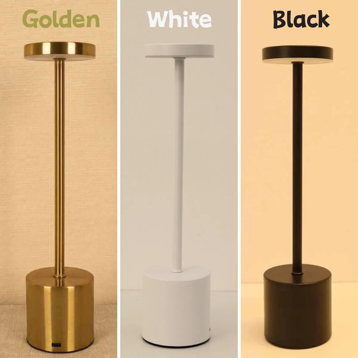 Trådlampa Metall LED Bordslampa - LumiMetal | Veska