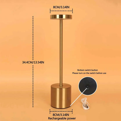Trådlampa Metall LED Bordslampa - LumiMetal | Veska