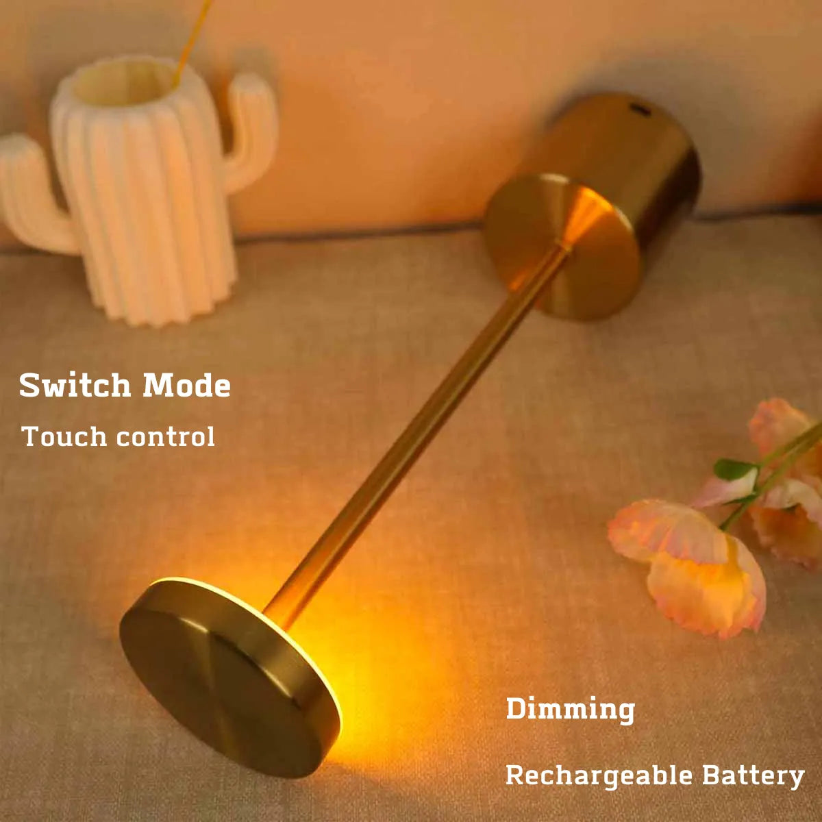 Trådlampa Metall LED Bordslampa - LumiMetal | Veska