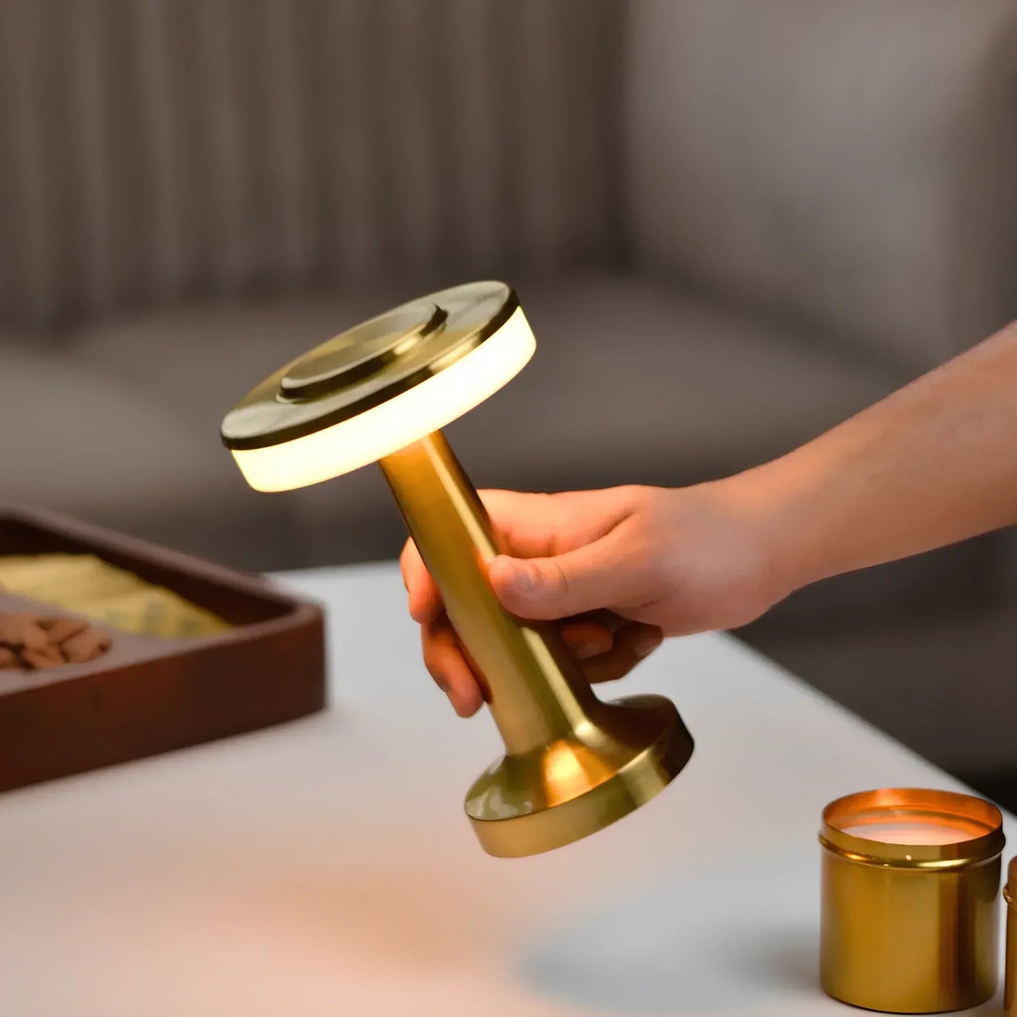 Trådlampa Retro Bordslampa - LumiBar | Veska