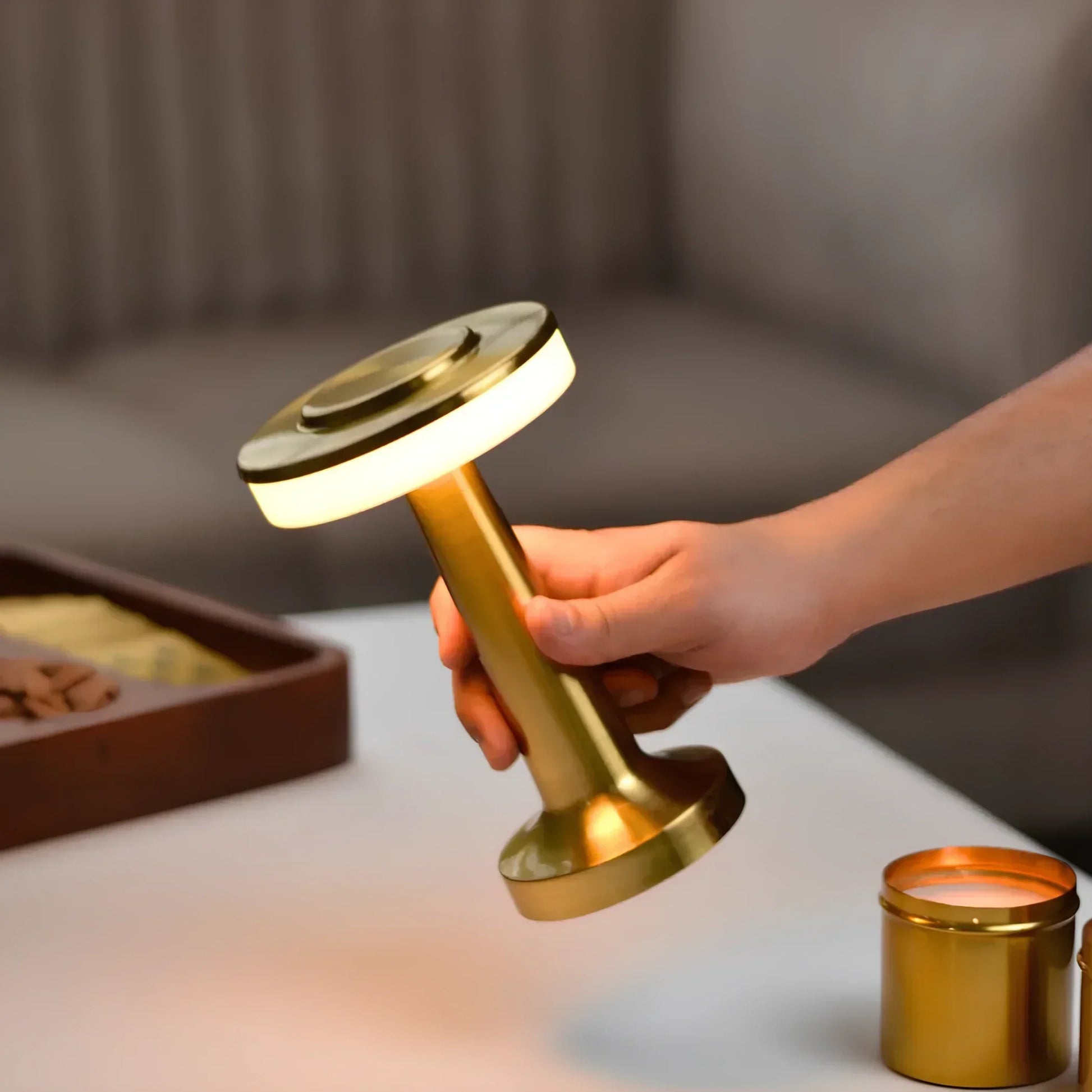 Trådlampa Retro Bordslampa - LumiBar | Veska