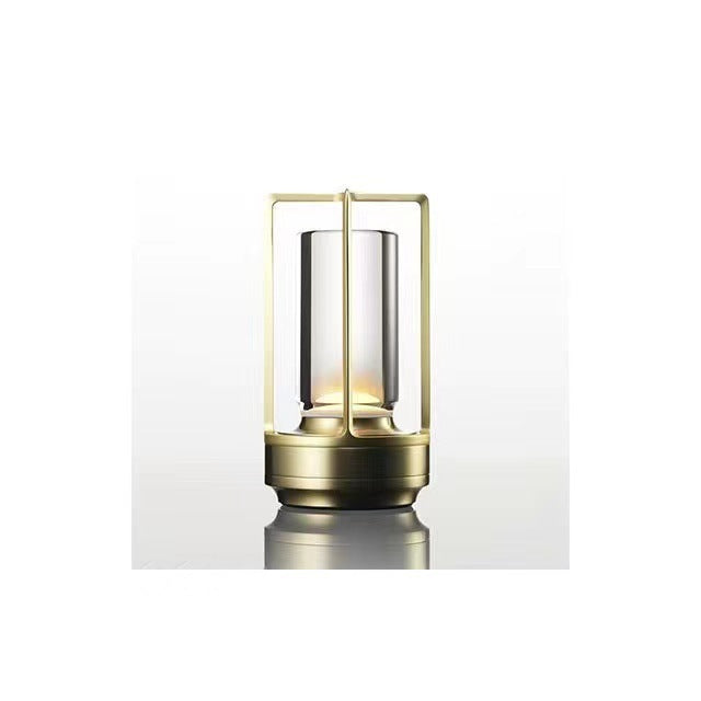 Trådlös Bordslampa - Dimbar & Uppladdningsbar Skrivbordslampa | Veska Guld-1