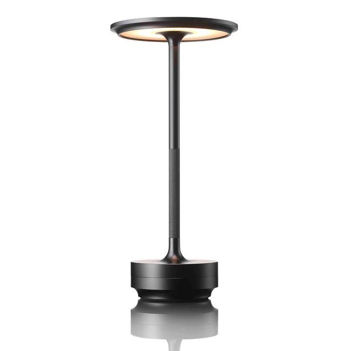 Trådlös Bordslampa - Dimbar & Uppladdningsbar Skrivbordslampa | Veska Ljusa grå