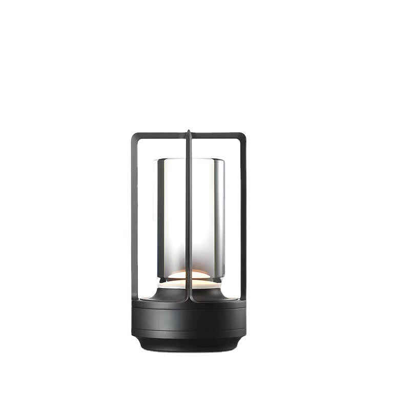 Trådlös Bordslampa - Dimbar & Uppladdningsbar Skrivbordslampa | Veska Svart-1
