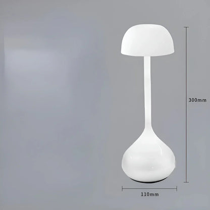 Trådlös dimbar svampbordslampa | Veska Vit Blank