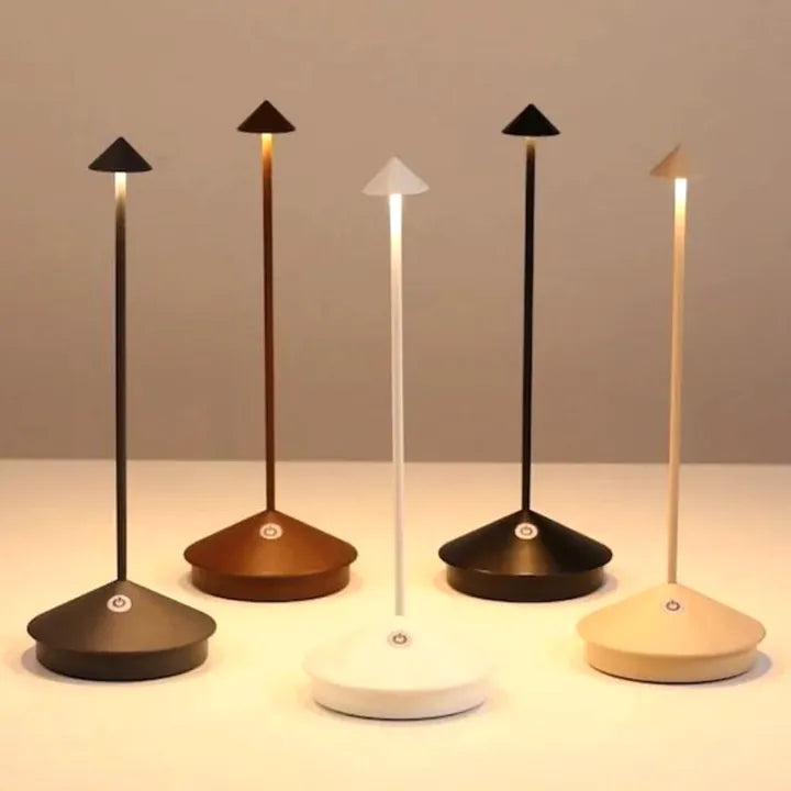 Trådlös LED Bordslampa - ClarityGlow | Veska Grå