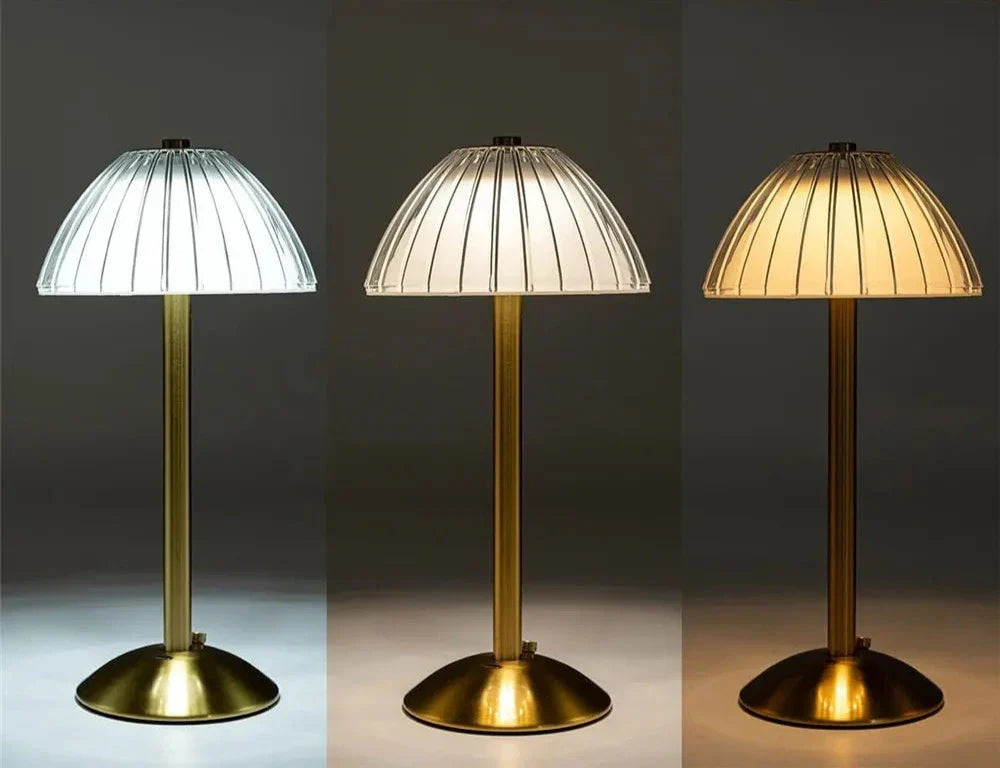 Trådlös LED-bordslampa med dimmerfunktion – Ögonvänlig sänglampa för vardagsrum och sovrum | Veska
