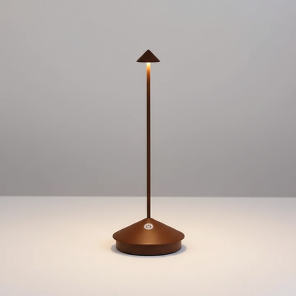 Trådlös LED bordslampa - ModernLumin | Veska Brun