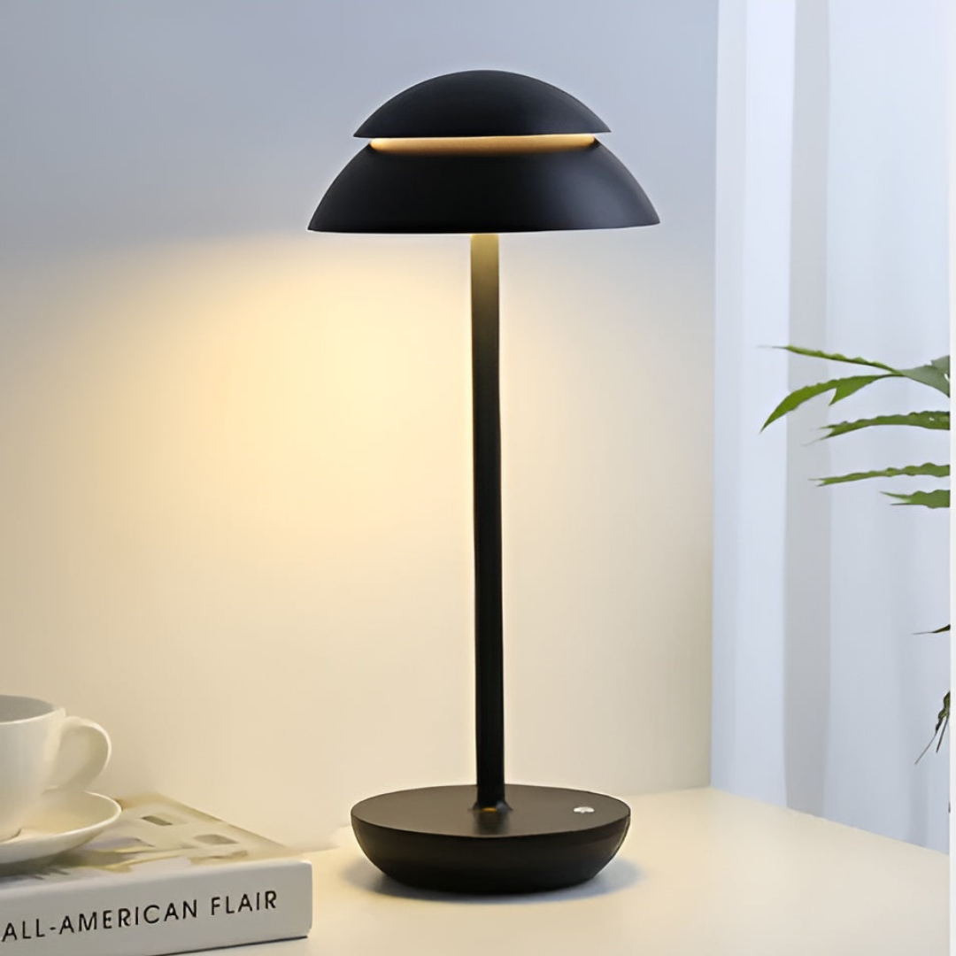 Trådlös LED-bordslampa | Veska Svart