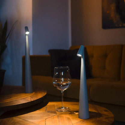 Trådlös LED-lampa i minimalistisk design | Bordslampa | Veska